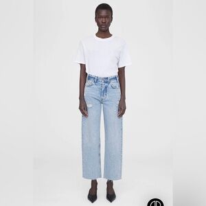 Anine Bing Gavin cropped boyfriend jean 25